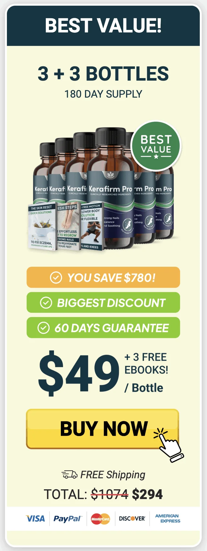 Buy KeraFirm Pro 6 Bottle
